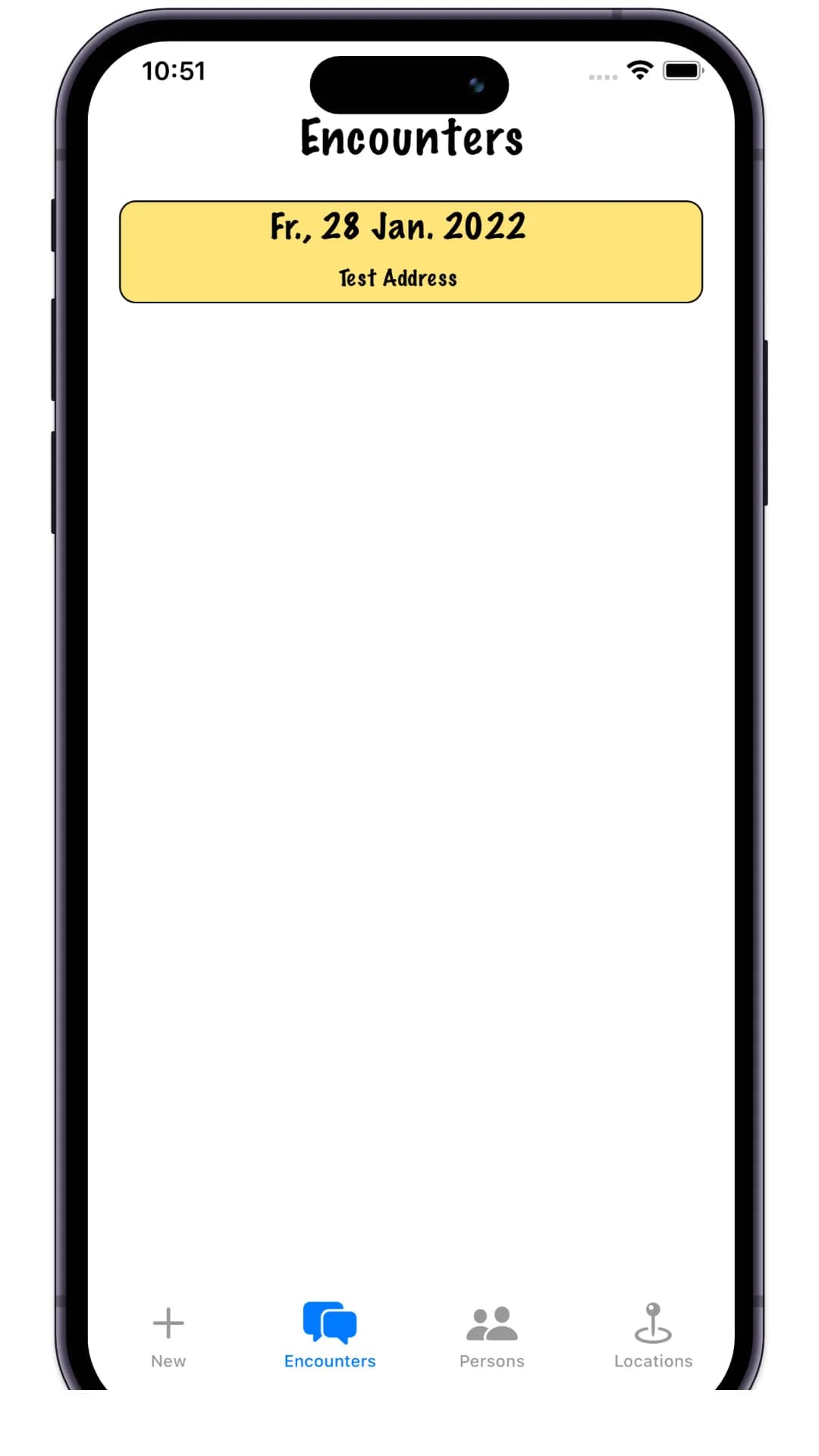 Kontakttagebuch - Screenshot 2