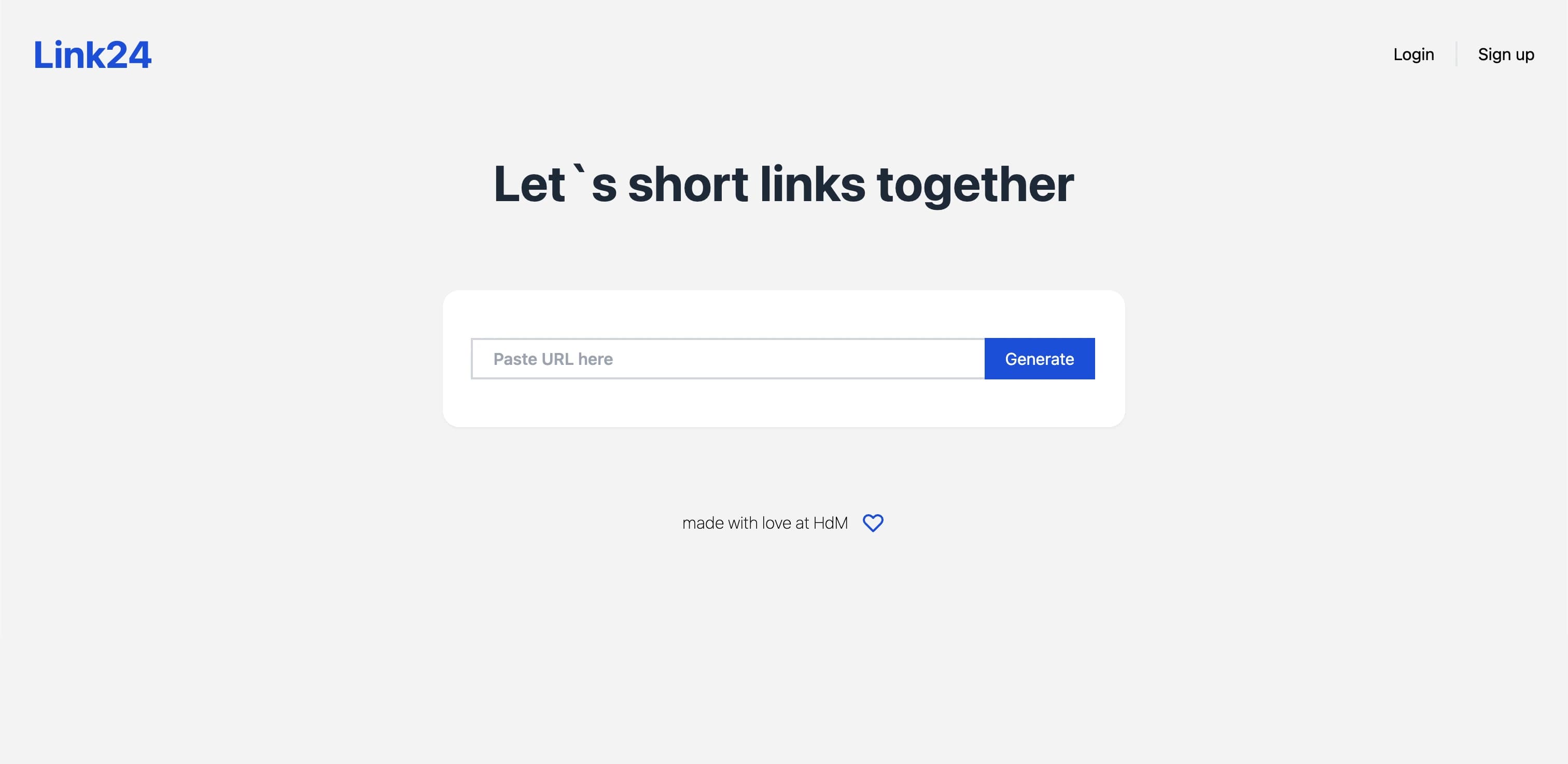 Preview for Link24 — Full-Stack URL Shortener